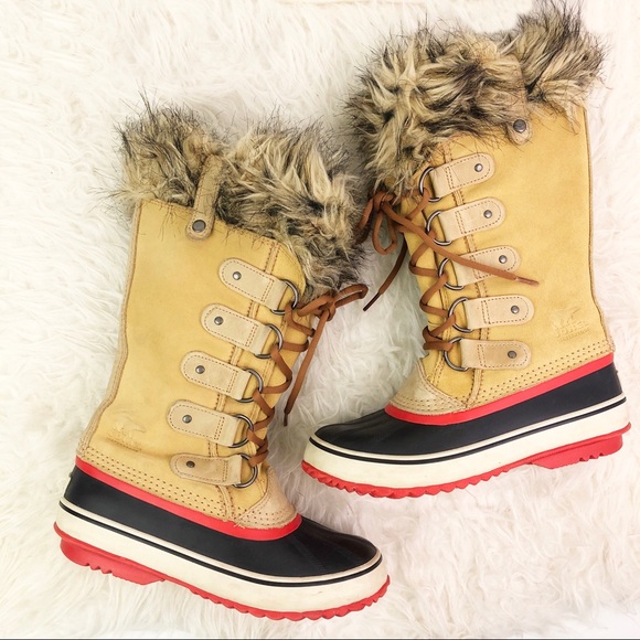 SOREL Joan Of Arctic Camel Waterproof Winter Boots - Picture 2 of 10